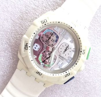 Montre SWATCH Mister Chrono "Pure"