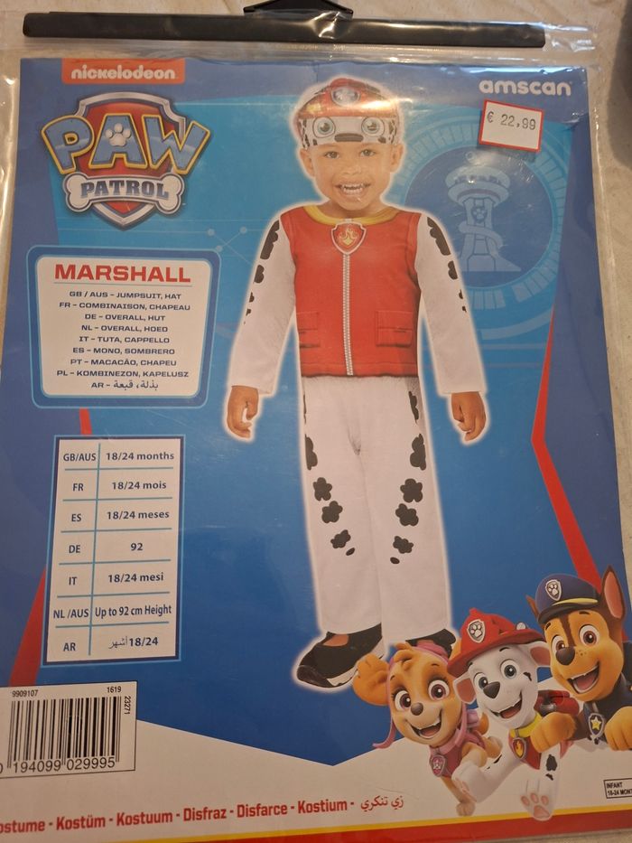 Déguisement garçon 18-24 mois