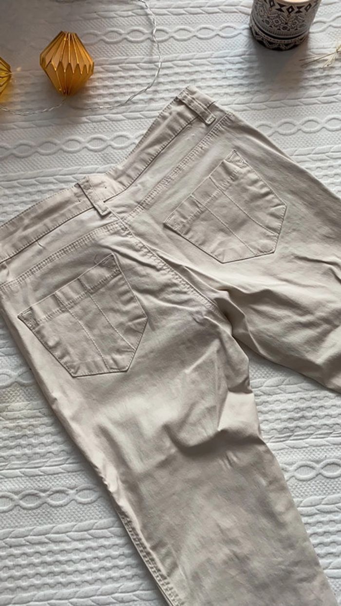 Pantalon crème/beige - photo numéro 4