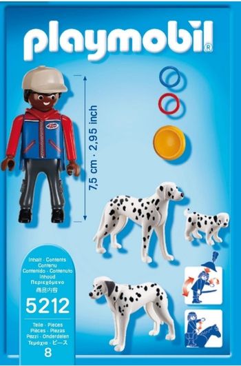 Playmobil 5212 Homme et Dalmatiens