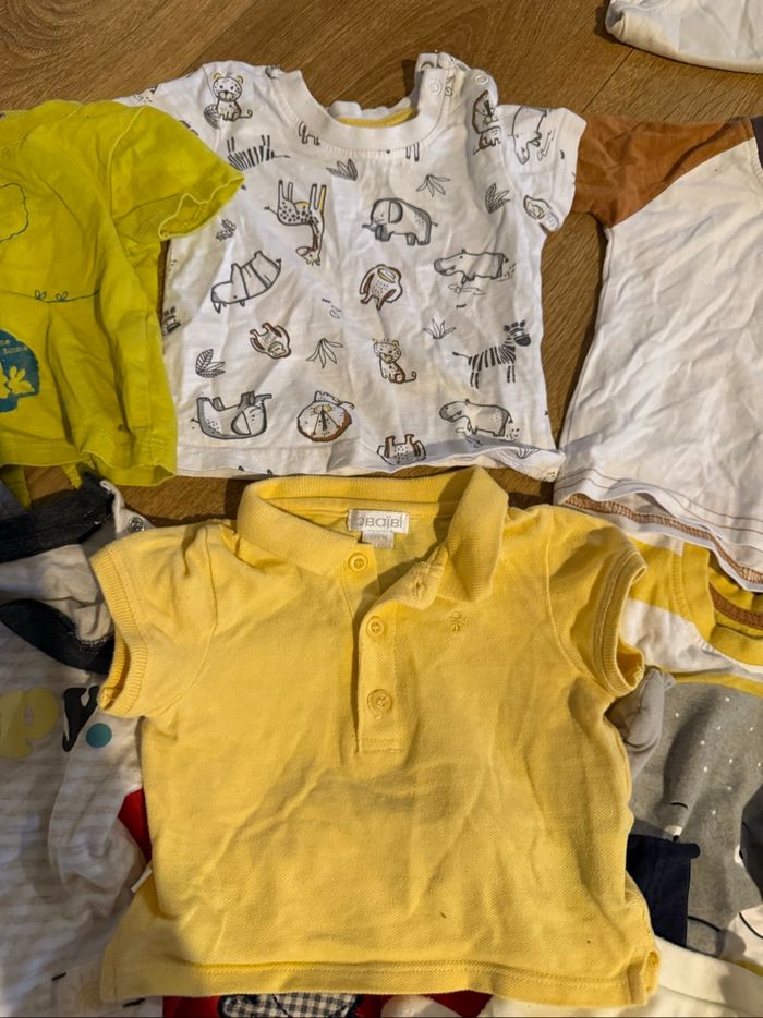 Lot de 16 t.shirts bébé 3 mois garçon différentes marques - photo numéro 4