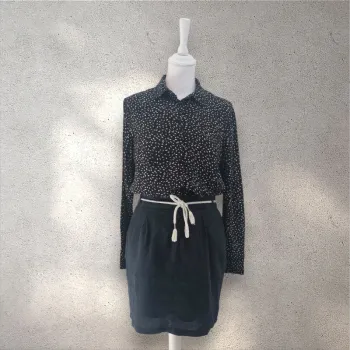 Chemise imprimée manches longues automne-hiver taille S