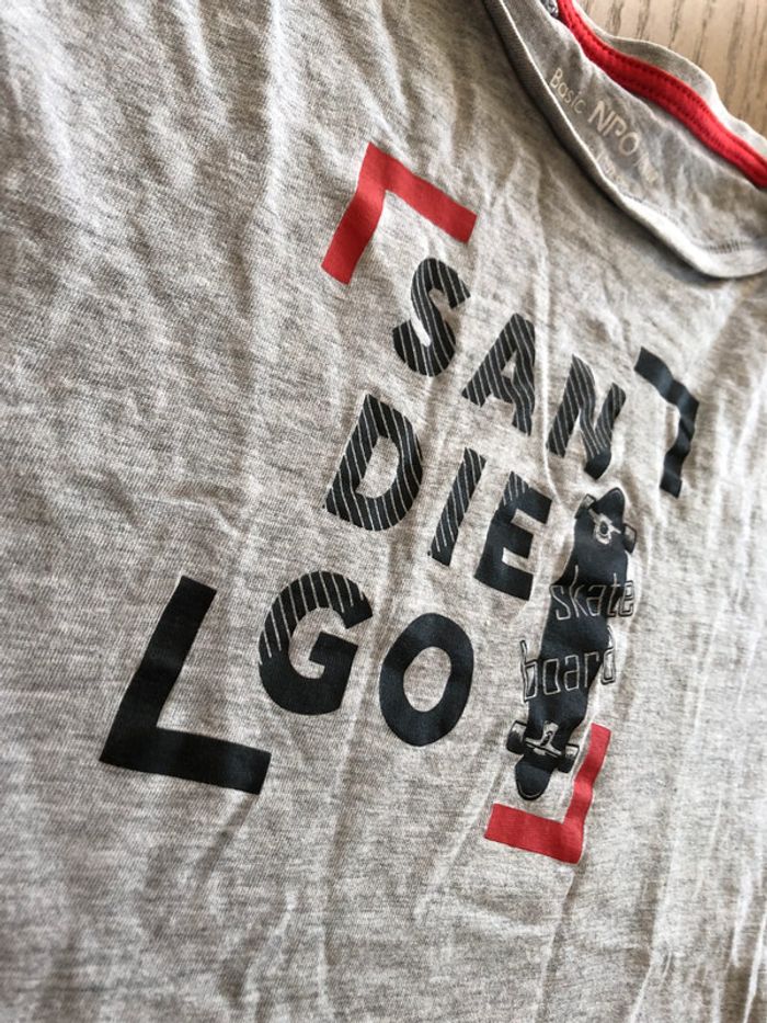 T-shirt gris 12 ans - photo numéro 3