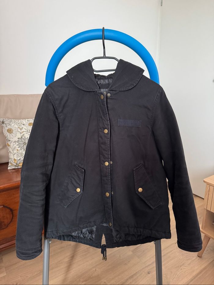 Manteau noir taille M