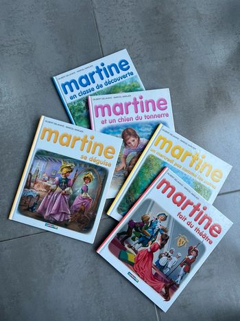 5 livres Martine