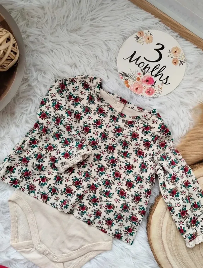 Ensemble complet 4 pièces sergent major fille 3 mois 🎀 - photo numéro 4