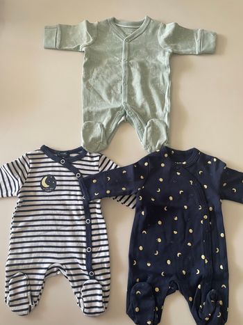 Lot 3 pyjama naissances