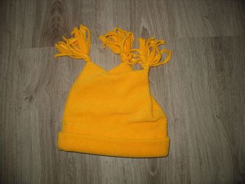  BONNET POLAIRE JAUNE FILLE - 6 / 8 ANS - n°08