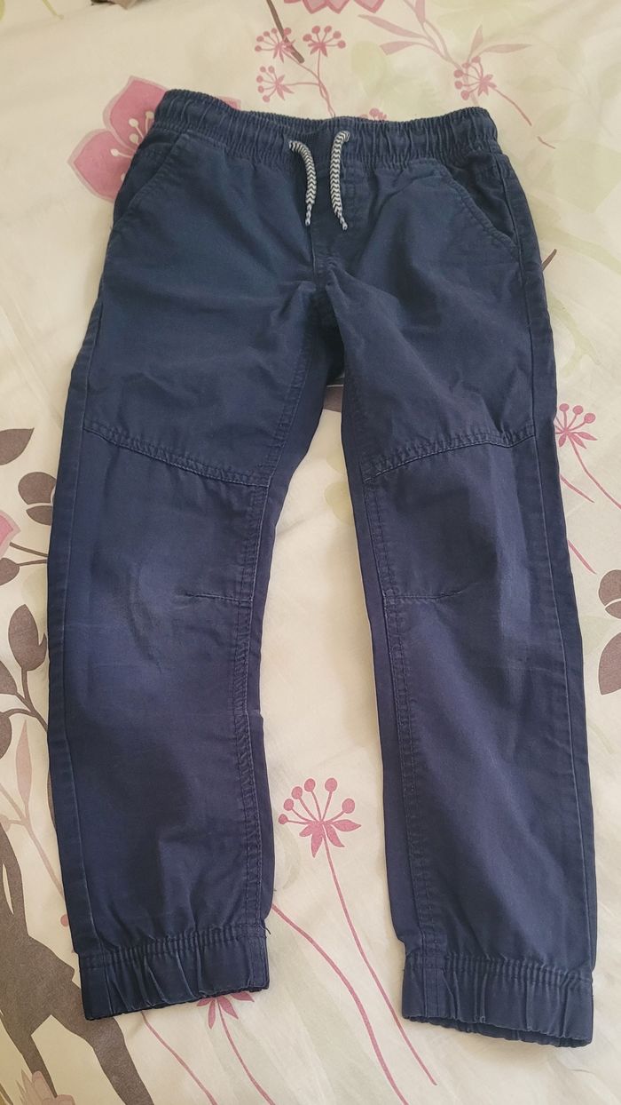 Pantalon toile garçon Gémo 8 ans