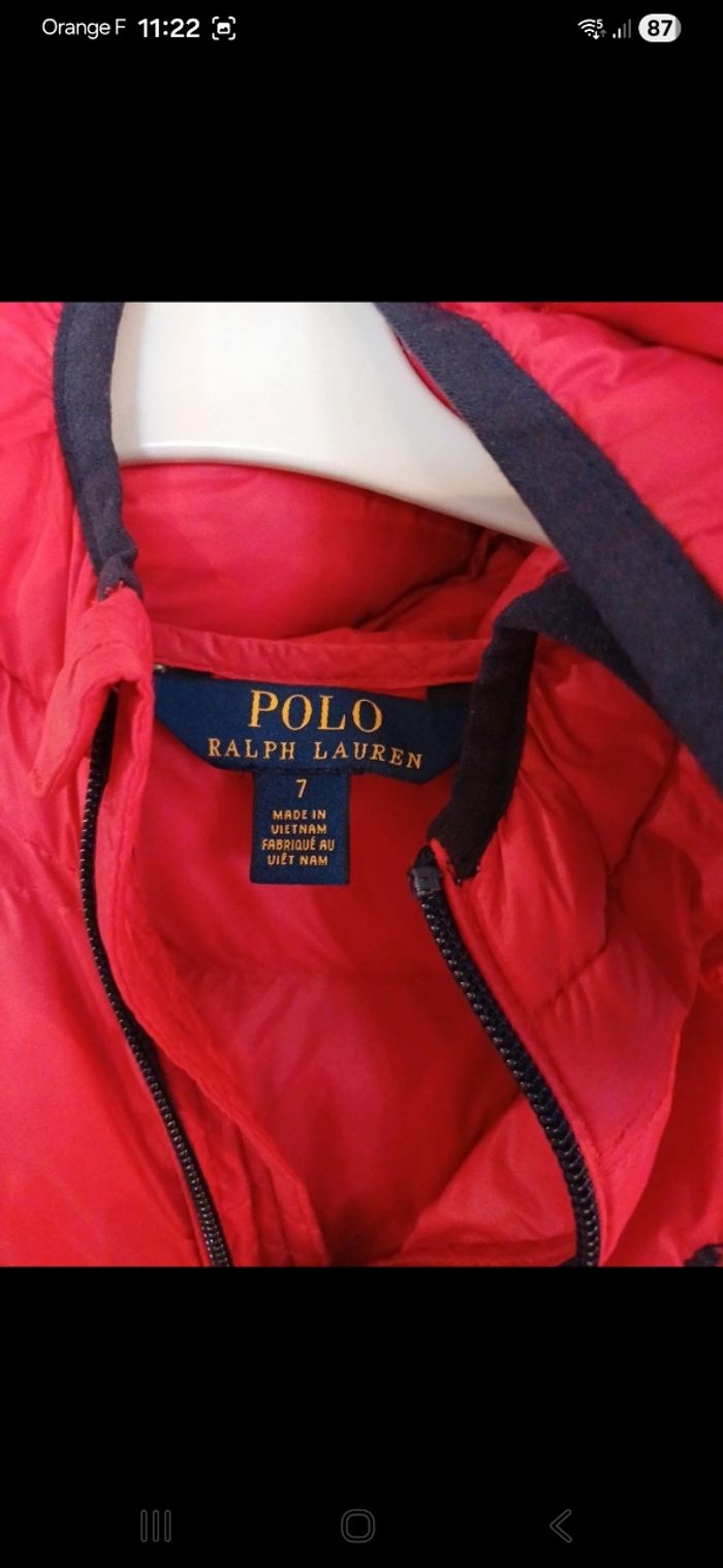 Doudoune Ralph Lauren taille 5 ans - photo numéro 8