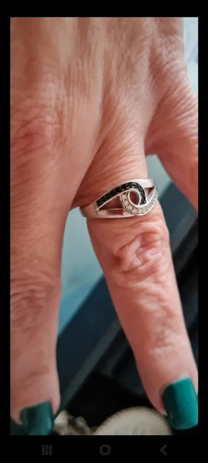 Bague argent taille 16.5