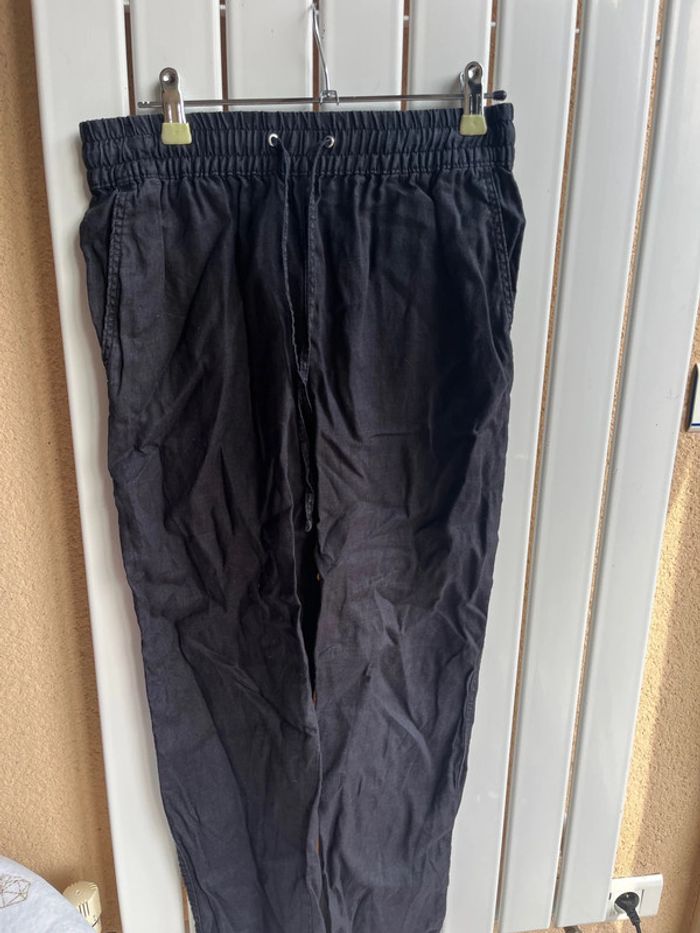 Pantalon en lin Zara -Xs