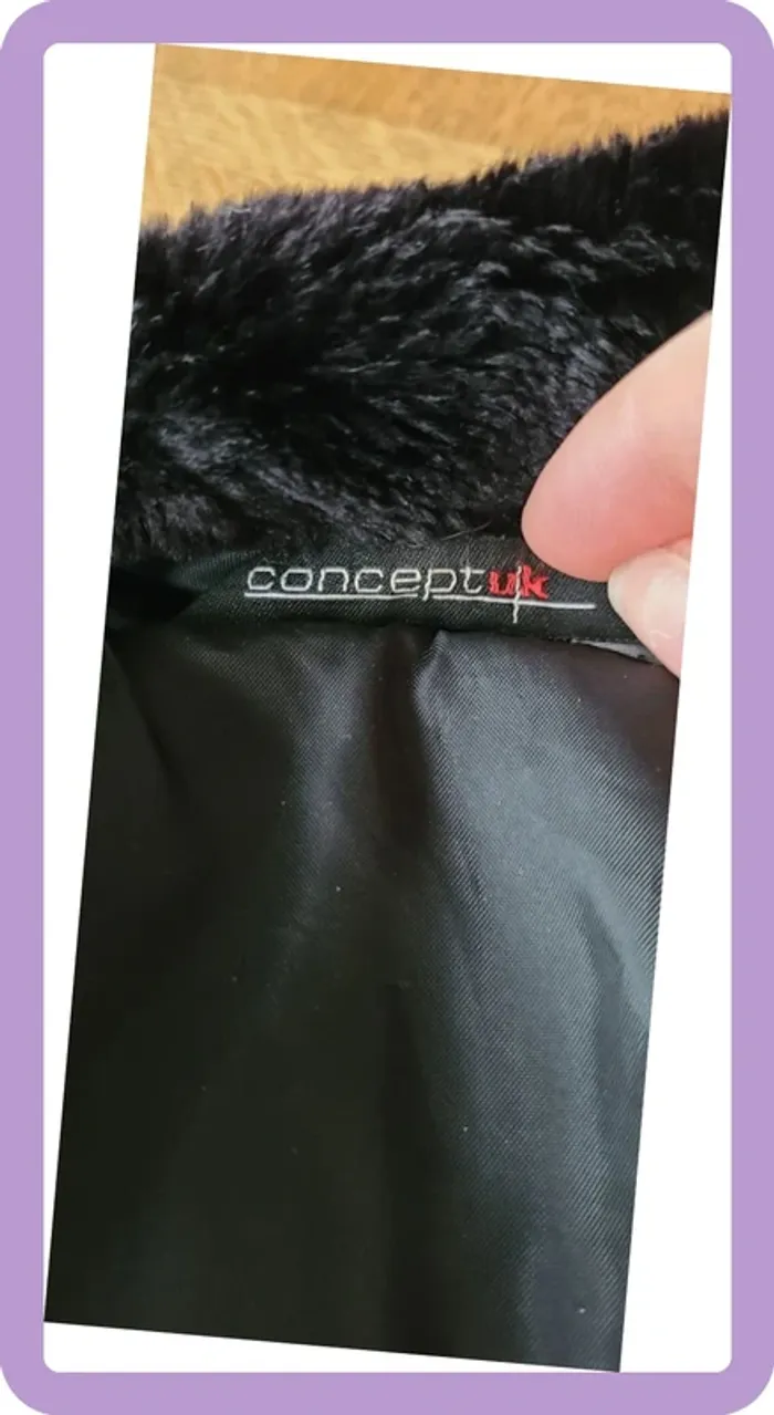 Manteau fin noir, taille 38 - photo numéro 6