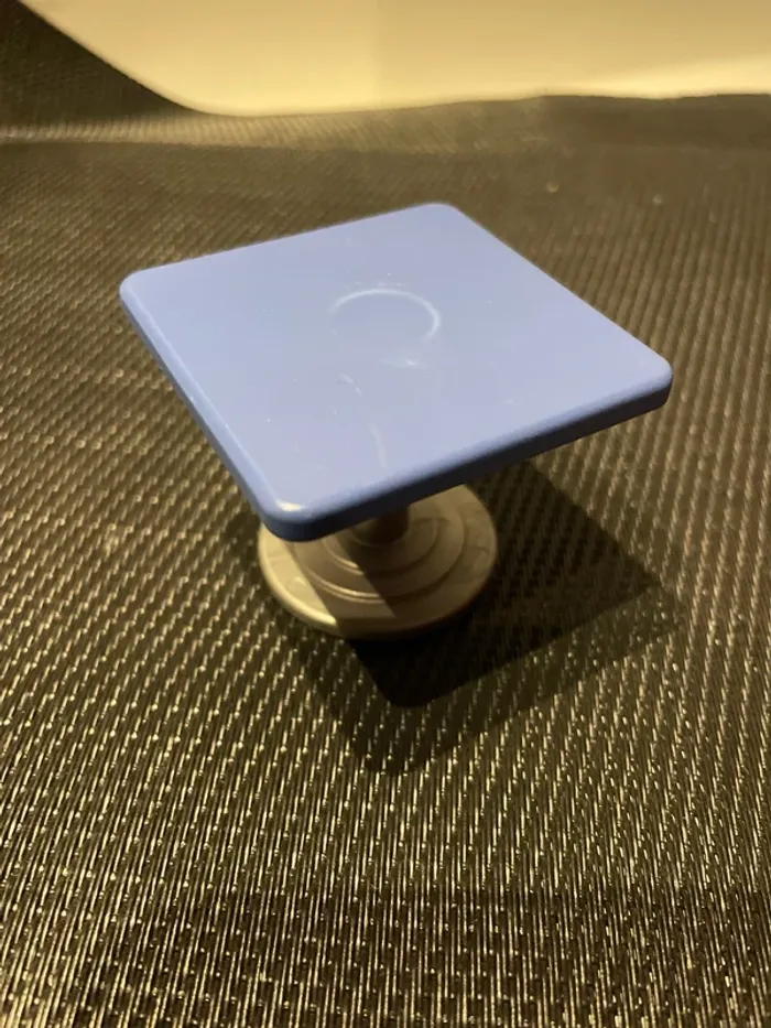 Playmobil table bleue carré 5x5 cm pied gris pièces détachées - photo numéro 4