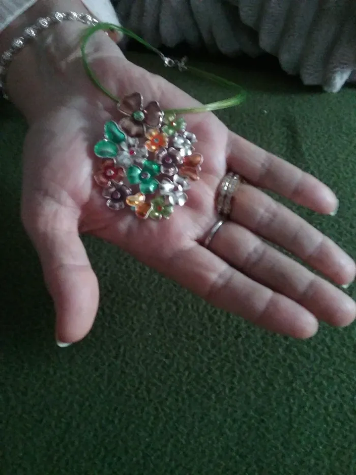 Collier vintage floral ikita - photo numéro 9
