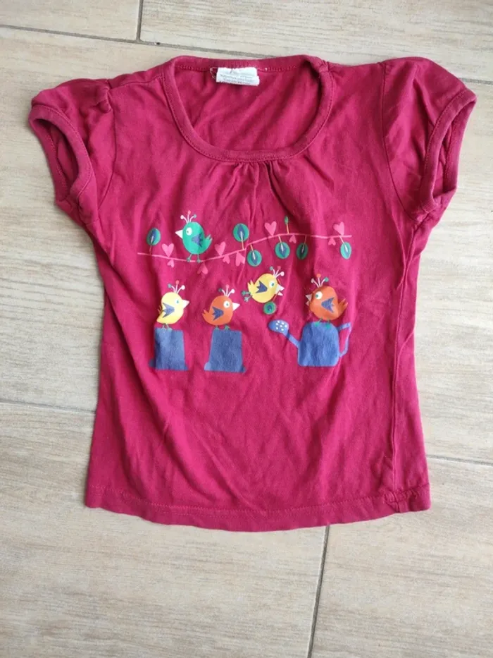 T shirt petits oiseaux