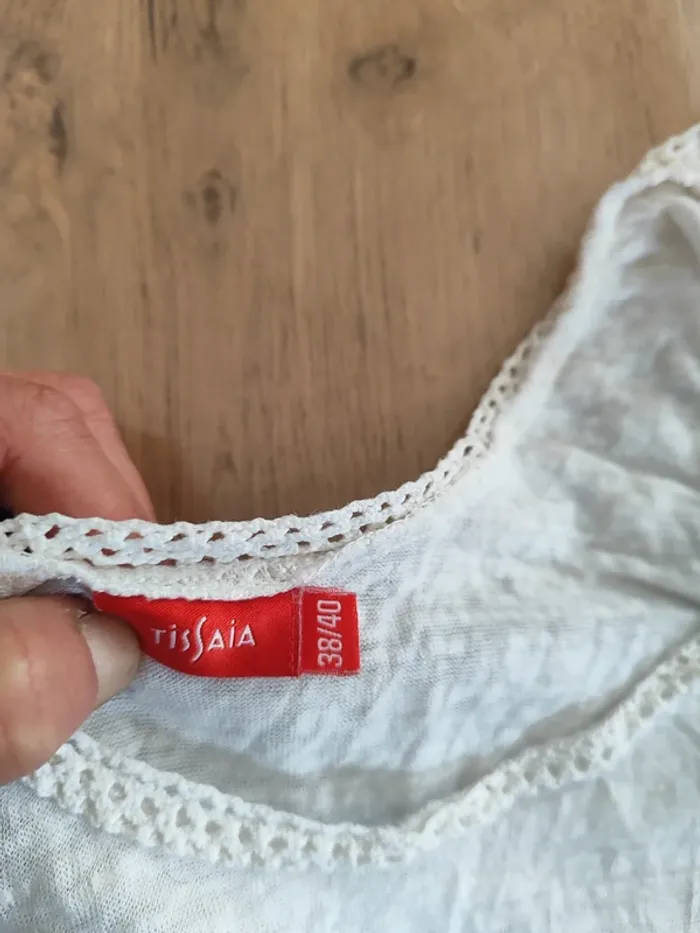 Débardeur Blanc Tissaia Taille 38 Parfait pour l'été - photo numéro 5