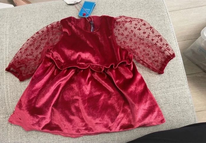 Robe rouge 3 mois Sergent Major neuf