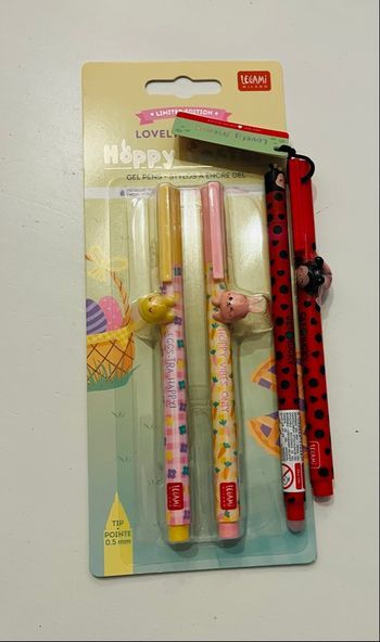 Legami Paques + coccinelle