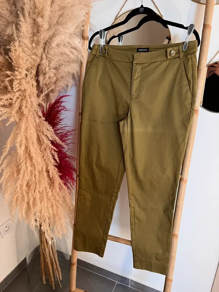 Pantalon habillé kaki