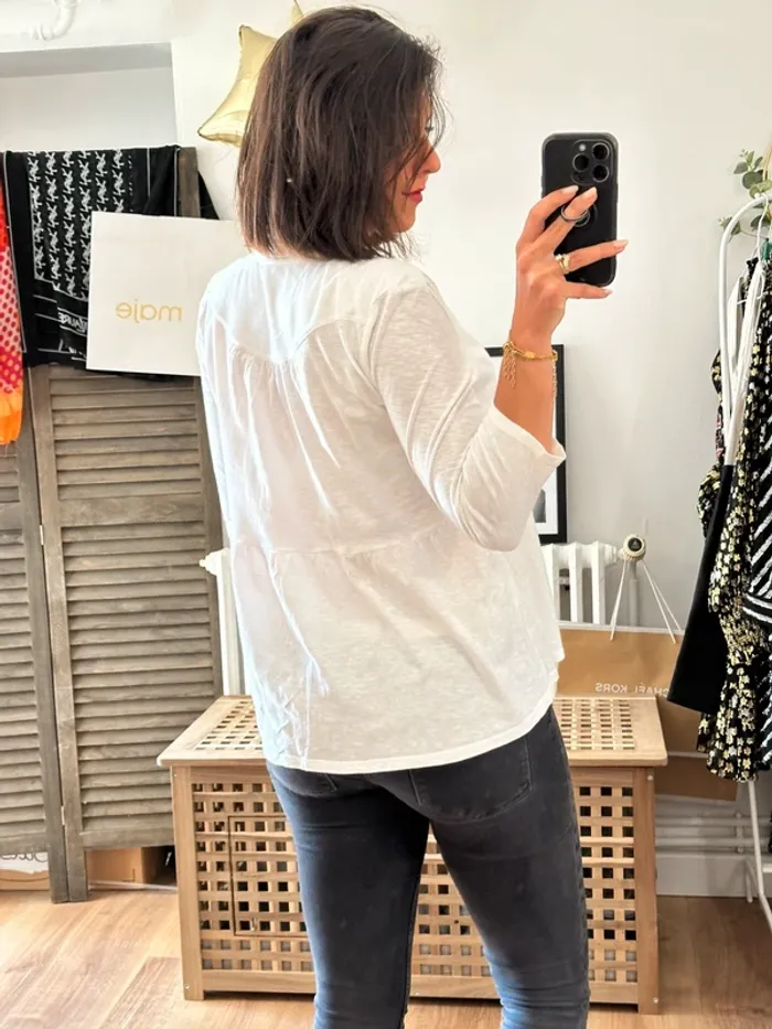 Blouse Ba&sh blanche taille 36 - photo numéro 3