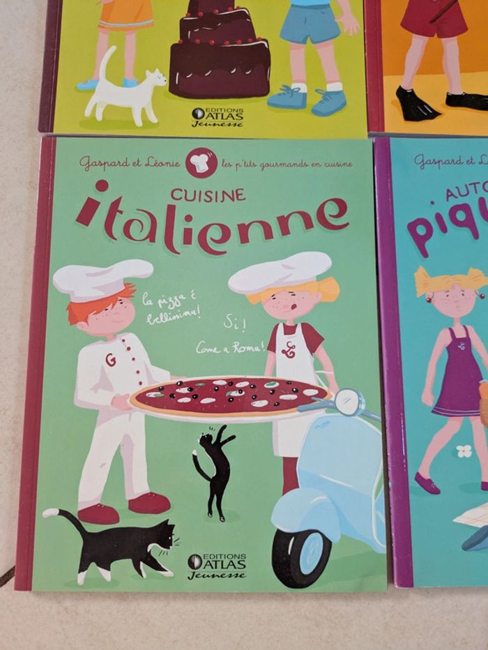 Lot de 5 livres de recettes enfants Gaspard et Léonie - photo numéro 5