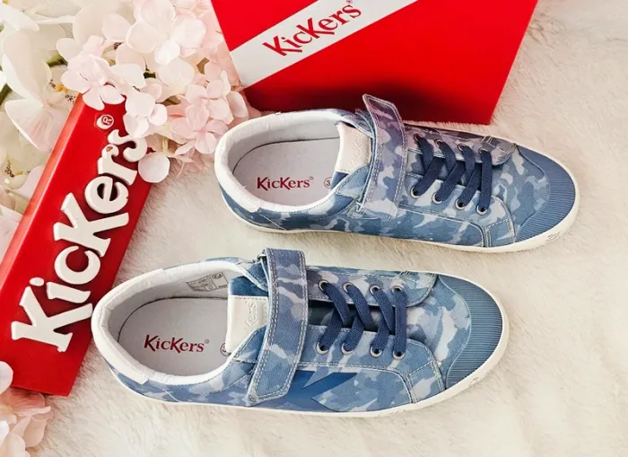 Baskets Sneakers Tennis Scratch Élastique Kickers T38 - photo numéro 3