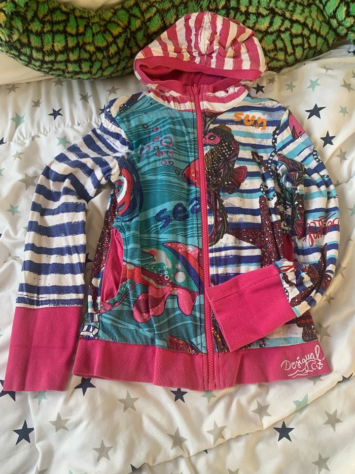 Veste réversible desigual 8 ans