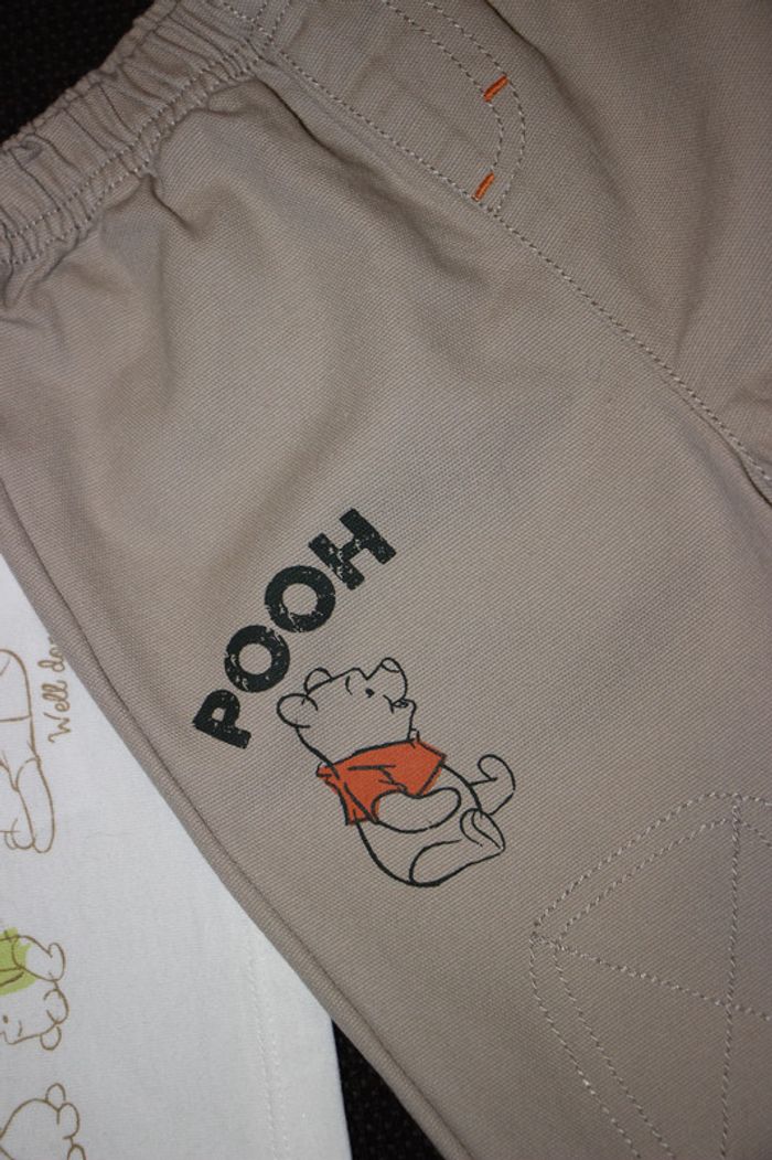 ensemble t-shirt et pantalon bébé 12 mois winnie disney garçon - photo numéro 2