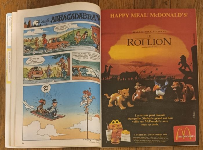 Rare ancien journal de Mickey avec 10 vignettes nintendo N°2216 de 1994 vintage - photo numéro 7