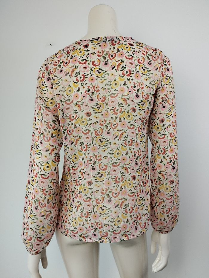 Blouse en transparence Morgan col V taille s - photo numéro 3