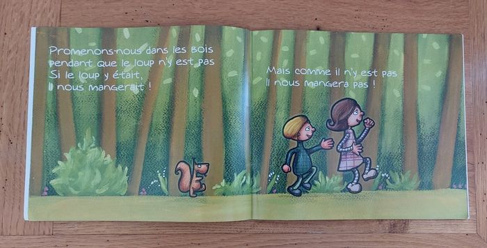 Promenons nous dans les bois - comptine illustrée - photo numéro 2