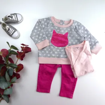 Petit chat rose #683
