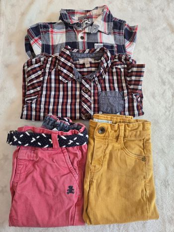 Lot de 4 pièces 12 mois garcon