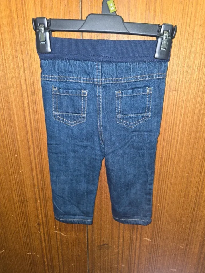 Jean bébé garçon taille élastiquée - photo numéro 2