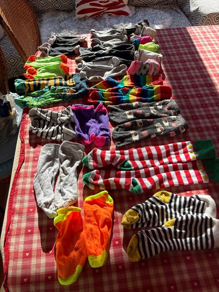 Lot de 20 paires chaussettes