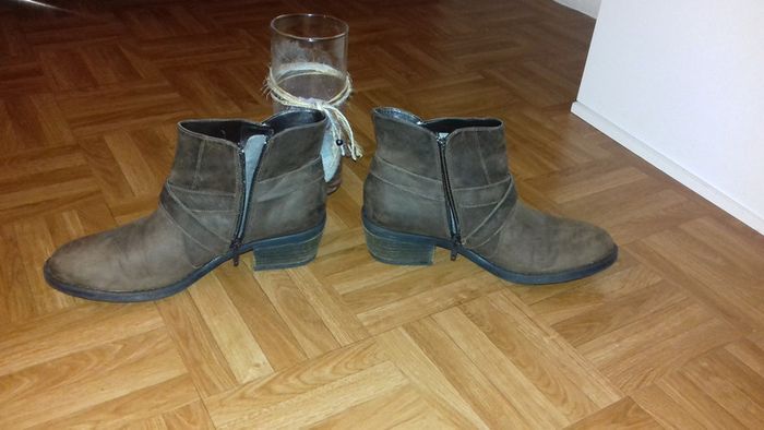 Bottines marron mat - photo numéro 3