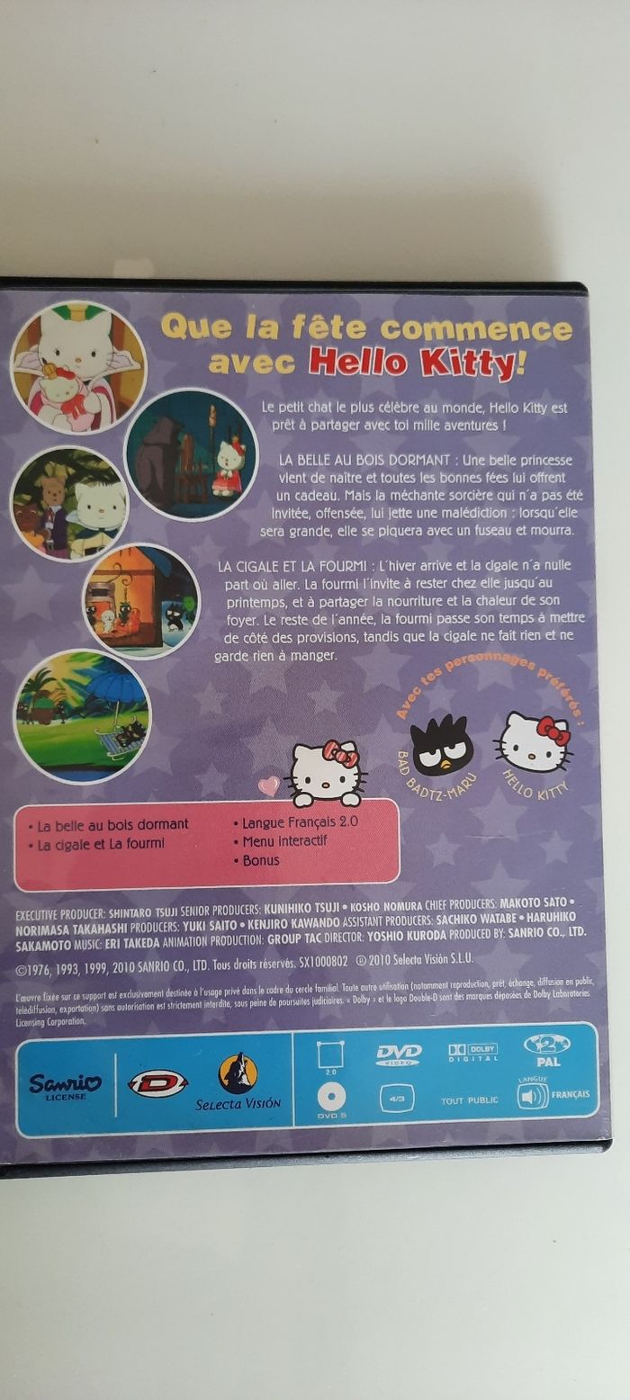 DVD hello kitty - photo numéro 4
