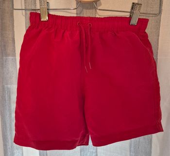 Short de bain rouge Tex
