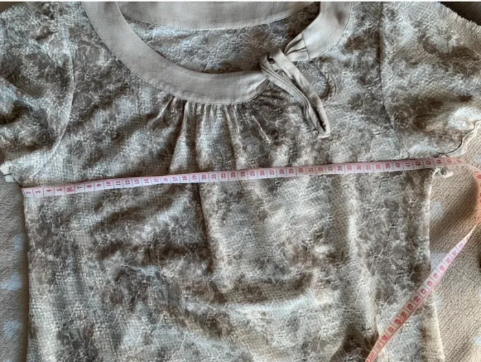 blouse MC beige crème - photo numéro 12