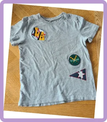 T-shirt coton 8 ans base-ball