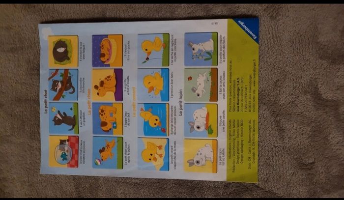 Jeu d'éveil mes animaux 15 mois Ravensburger - photo numéro 2