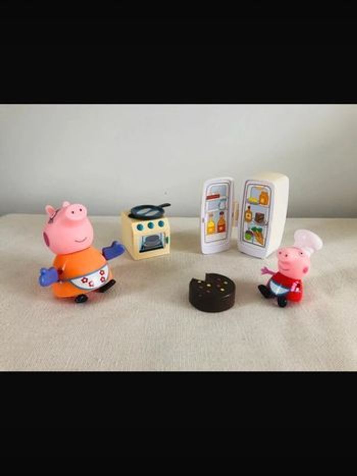 Peppa Pig 5 Pièces Cuisine Playset chef cuisinier