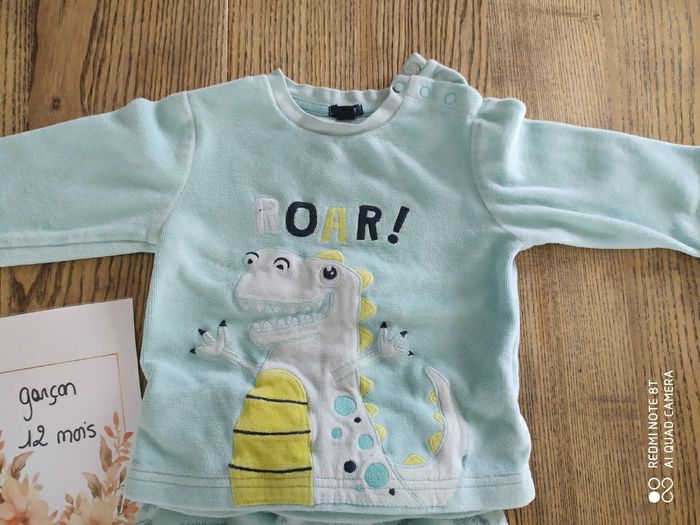 Pyjama deux pièces 12mois - photo numéro 2