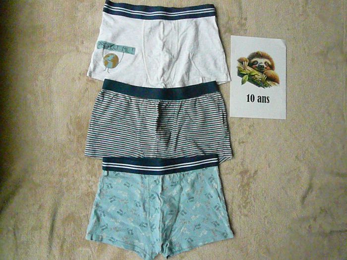 Lot de 3 boxers Taille 10-12 ans (n°3)