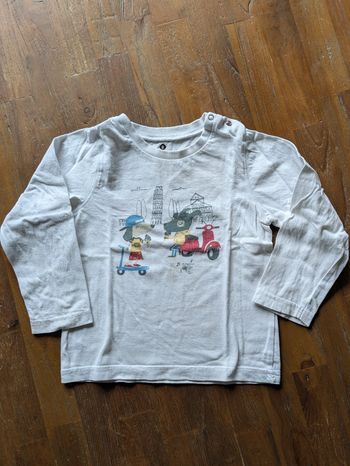 Lot de 3 tee shirt manches longues 36 mois