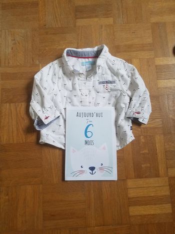 Chemise 6 mois Obaïbi Noël