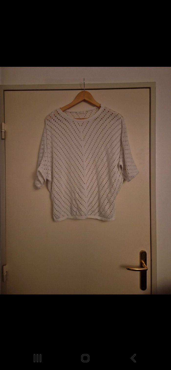Pull blanc