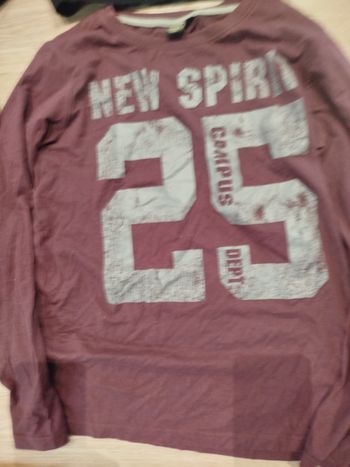 T-shirt manches longues garçon 14 ans