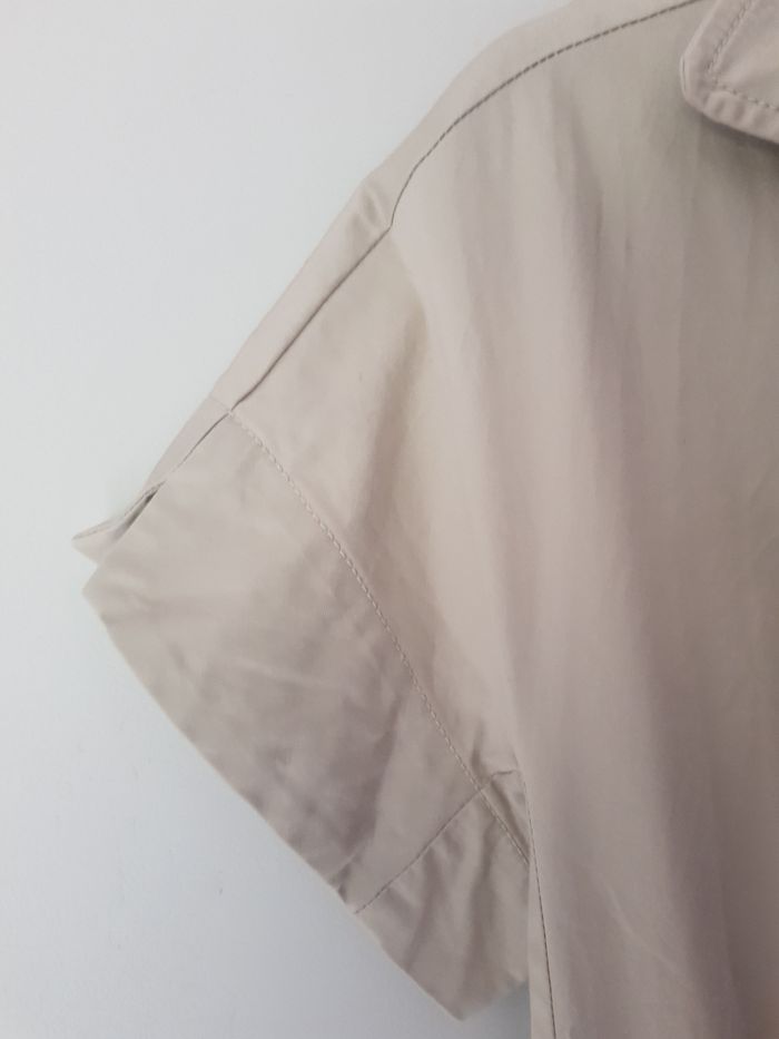Superbe robe saharienne taille 40 beige Zara - photo numéro 4
